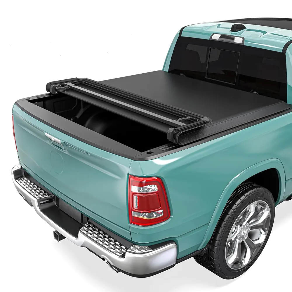 Capser soft quad-fold tonneau cover for Dodge Ram