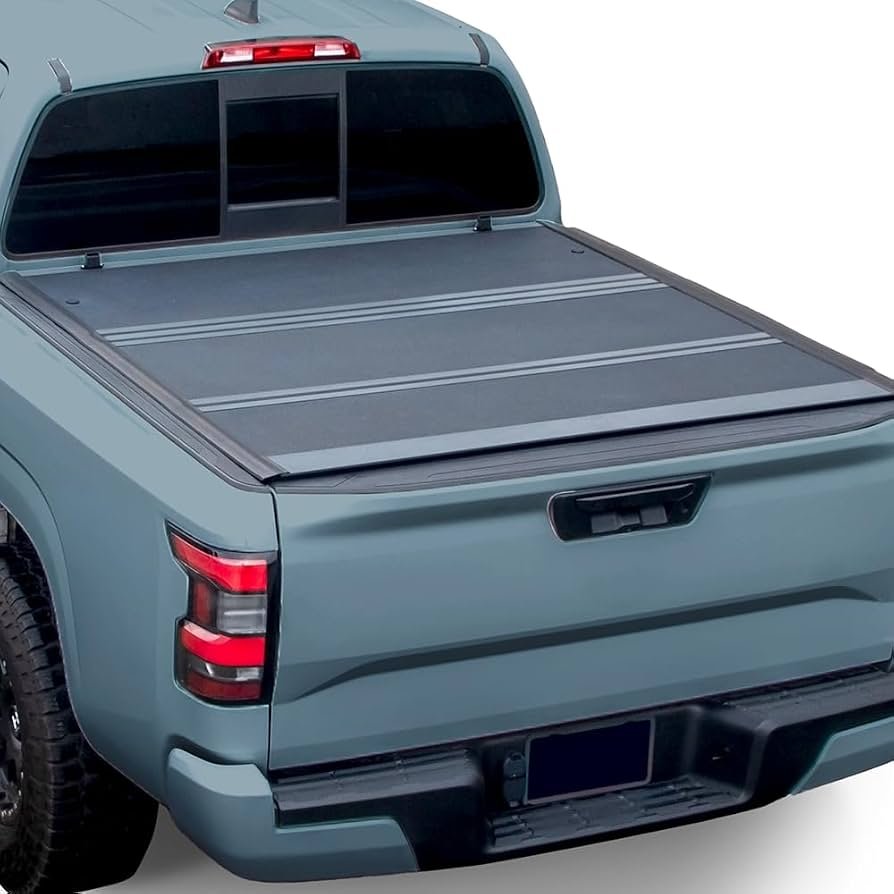 Hard tri-fold tonneau cover