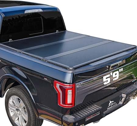 Capser hard tri-fold tonneau cover closed on a Toyota Tacoma
