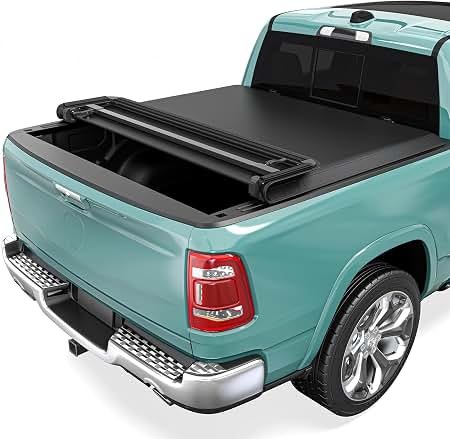 Capser soft roll-up tonneau cover on a Dodge Ram