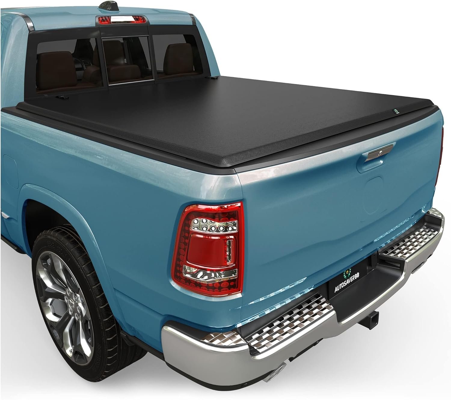 Capser soft quad-fold tonneau cover on a Dodge Ram